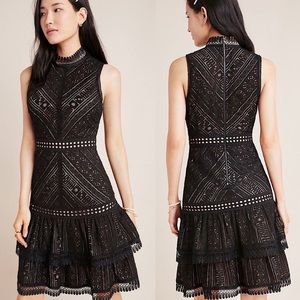 Anthropologie | Bella Lace Mini Dress NWT Small